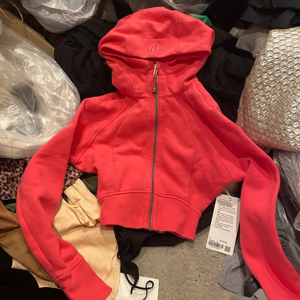 LULULEMON Women's Pink Zip-Up Hoodie - Picture 4 of 8